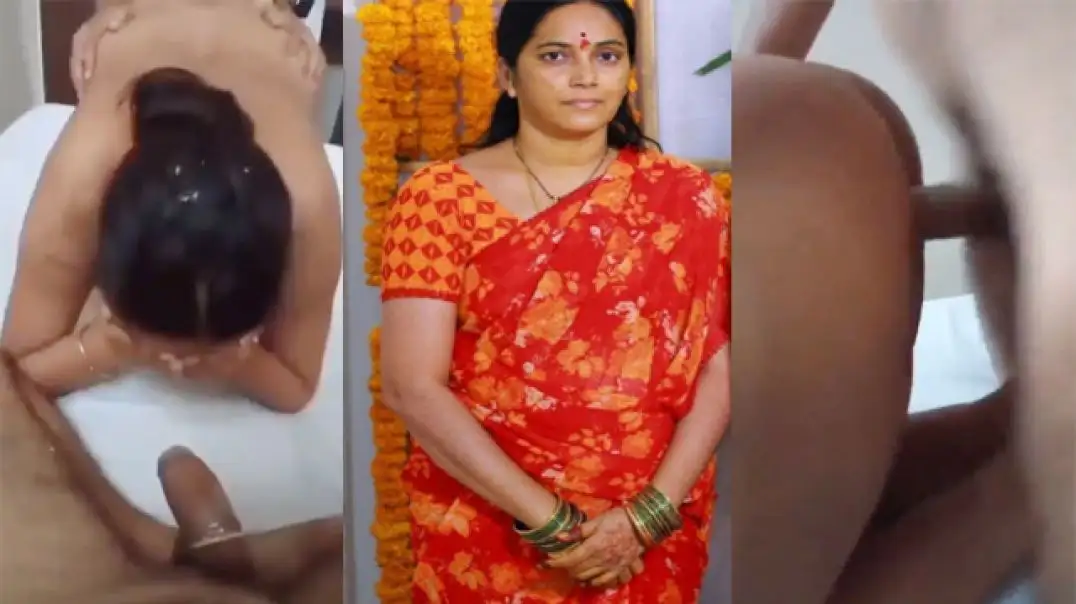 Hot office maid aunty secret threesome romance video leaked