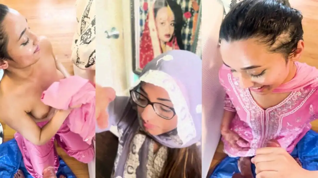 Hot Desi Babe Gives Blowjob Rides Cum Secretly