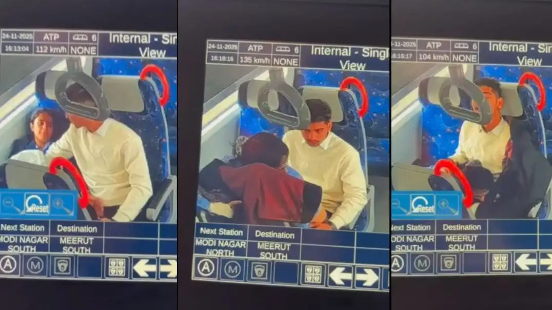 Hot Delhi metro couple caught in steamy secret romance action