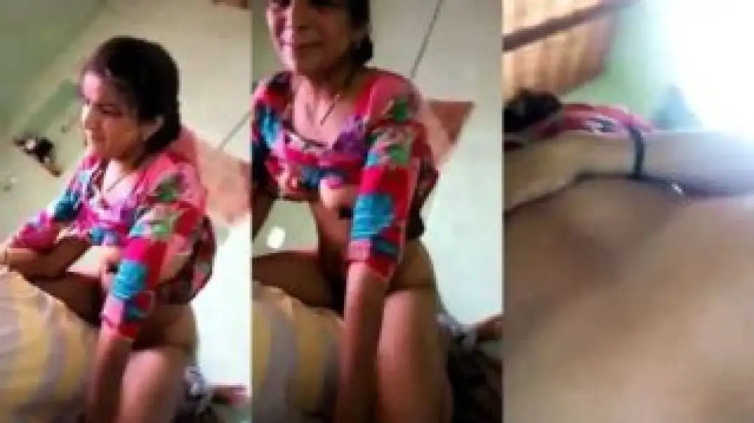 Hot Dehati Aunty Takes Young Cousin’s Dick for Ride