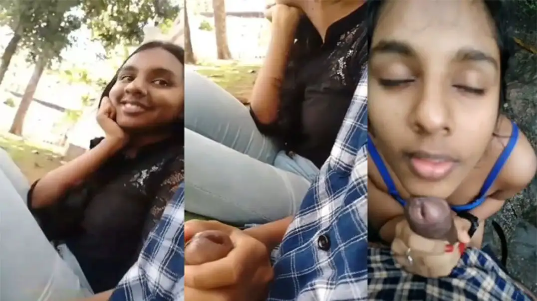 Hot College Girlfriend Public Blowjob Secret Desi Masti