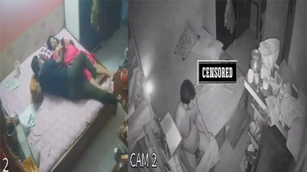 Married Couple Hot Secret Romance Caught on CCTV at Midnight