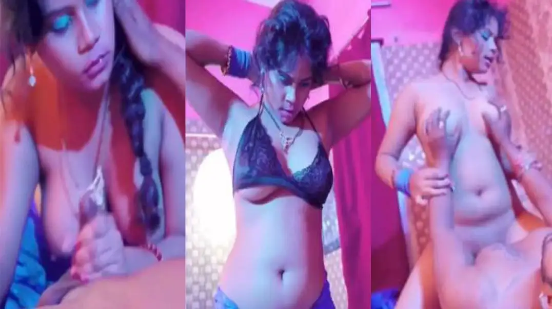 Hot Indian Girl Amesha Sexy Private Romance Foreplay