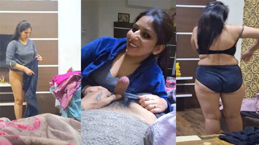 Hot Indian Milf Gets Secret Blowjob Caught On Camera