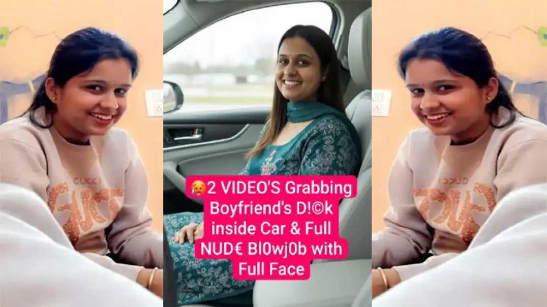 Horny Desi Girlfriend Teases Boyfriend Secretly in Car