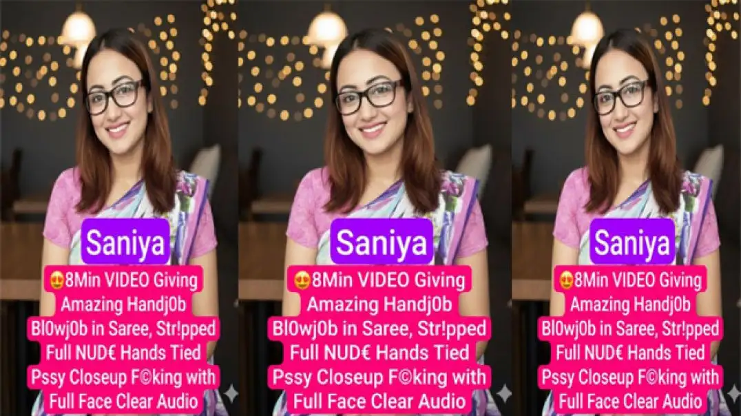 Indian NRI Saniya hot saree romance giving handjob blowjob closeup fucking private XXX