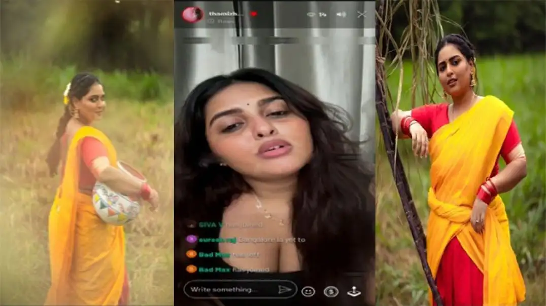 Hot Tamil aunty secret romance private boobs play xxx desi style