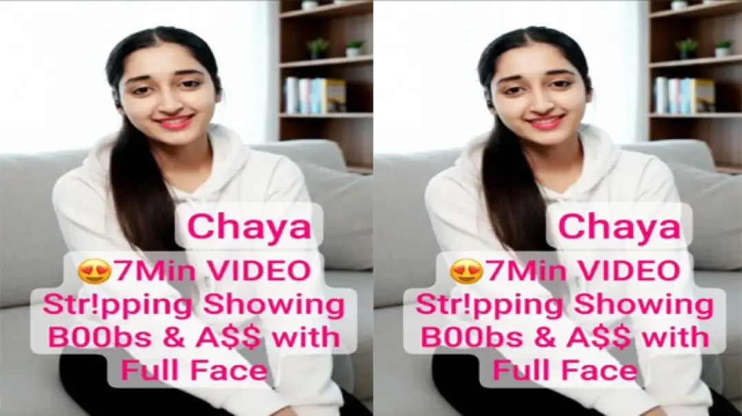 Hot Desi babe Chaya secret stripping show with boobs revealed