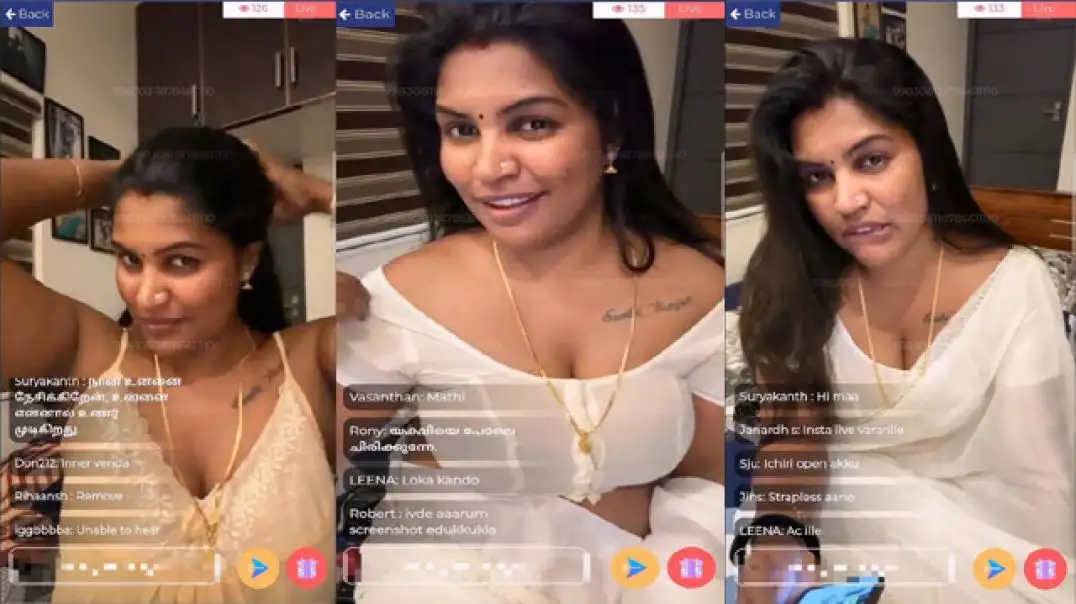 Hot Mallu makeup artist Reshma private live show leaked latest update