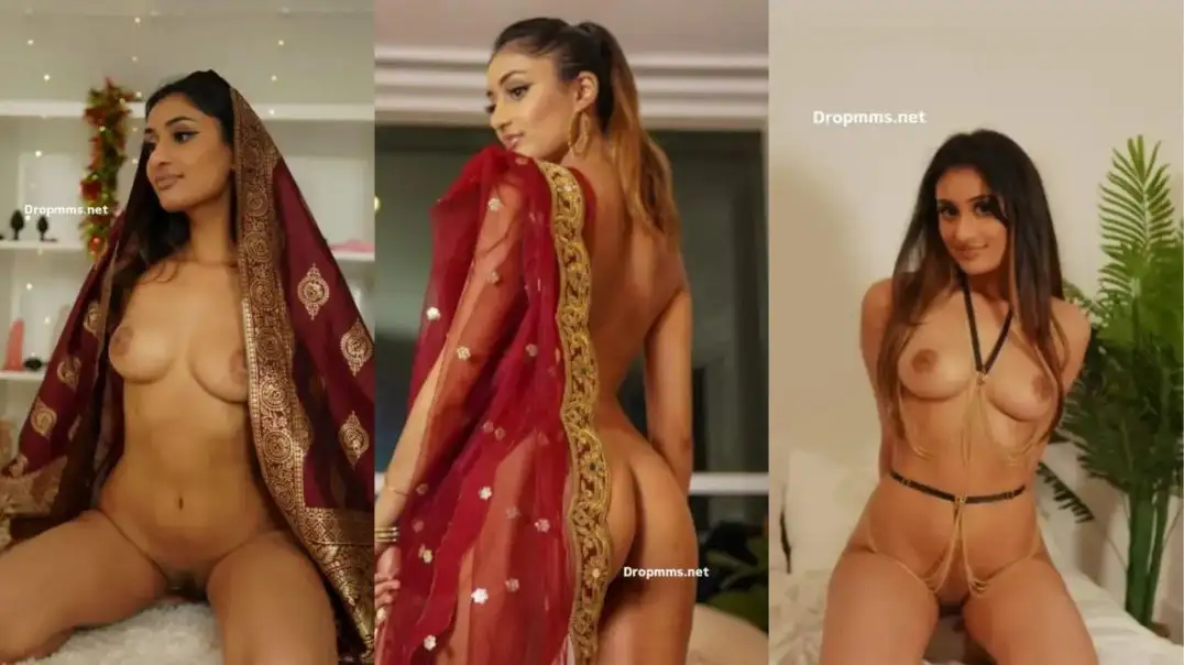 Desi model’s secret private romance in hot ethnic dress