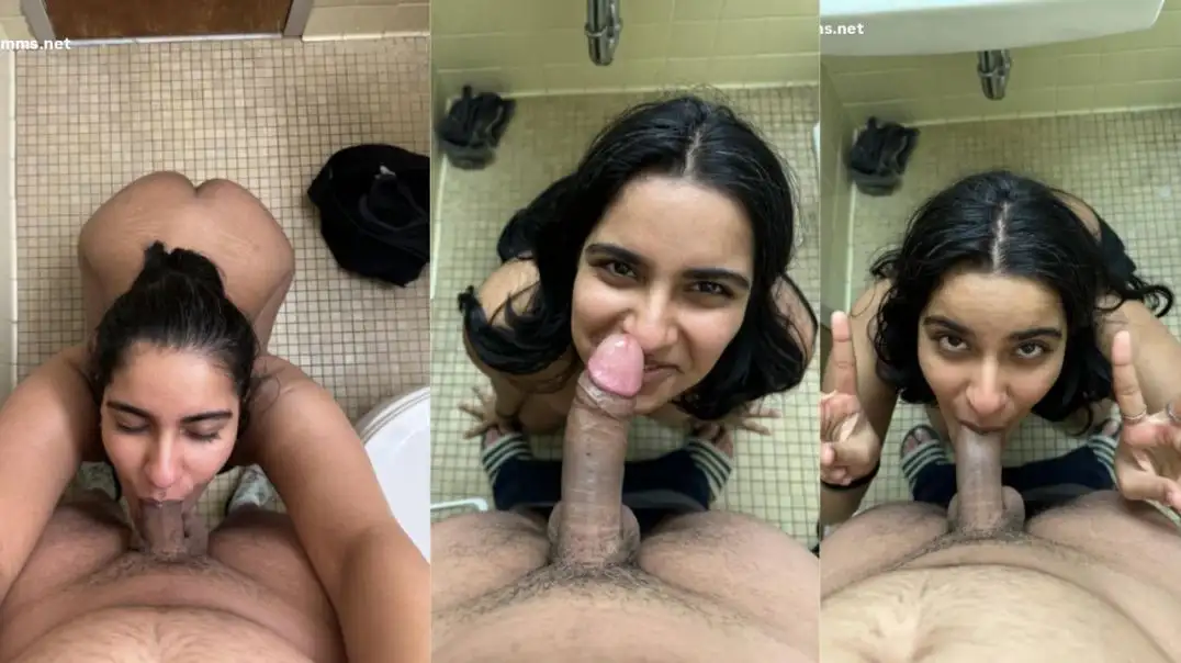 Desi NRI babe ka private bathroom romance with hot eye contact