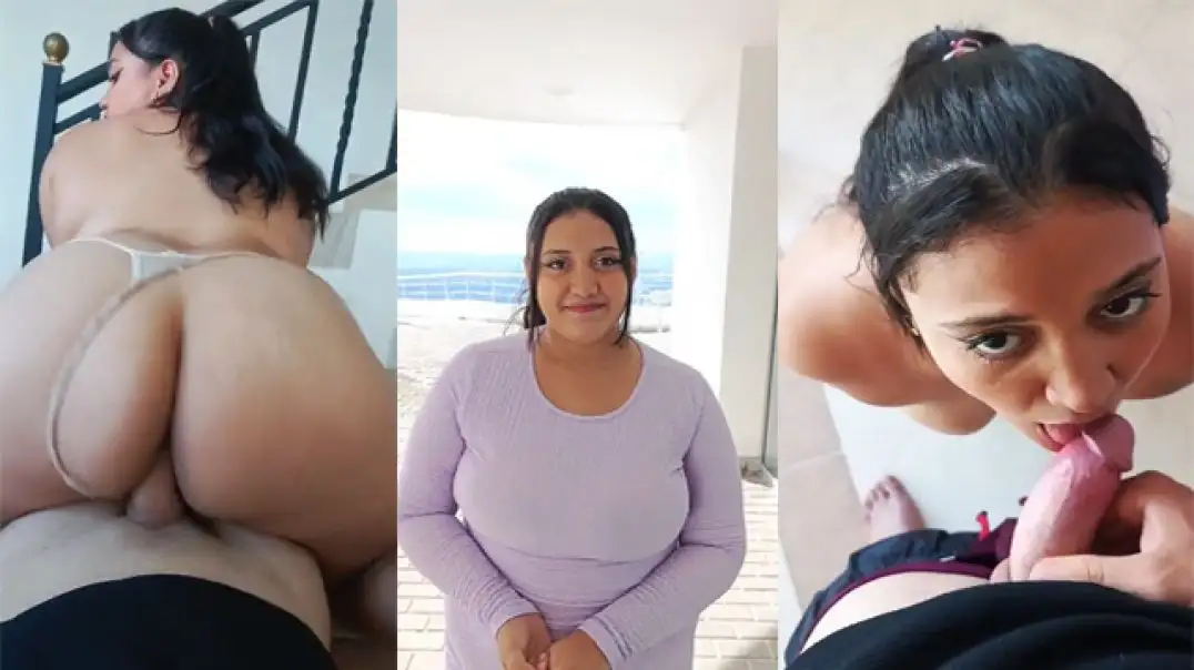 NRI Gives Hot Blowjob to Fat Ass Babe XXX Sex