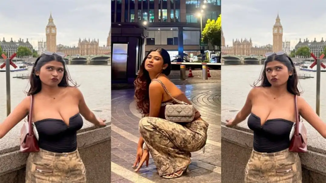 Sexy Desi influencer private hot tease showing her secret romance moves