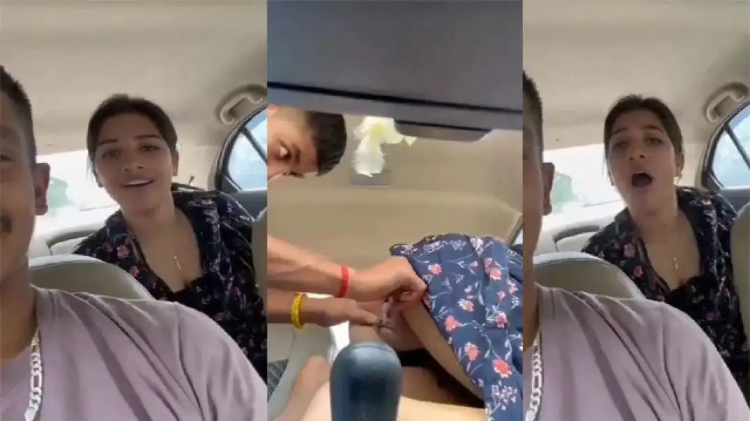 Hot wife secret car romance with husband junior desi style