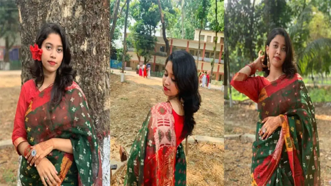 Hot Desi GF Presses Boobs Fingers Secretly in Bed