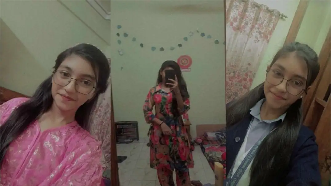 Hot college girlfriend secretly flashing her sexy body in private