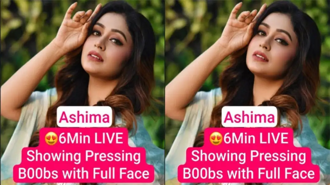 Desi Hot Model Ashima Live Exclusive Boob Press Show