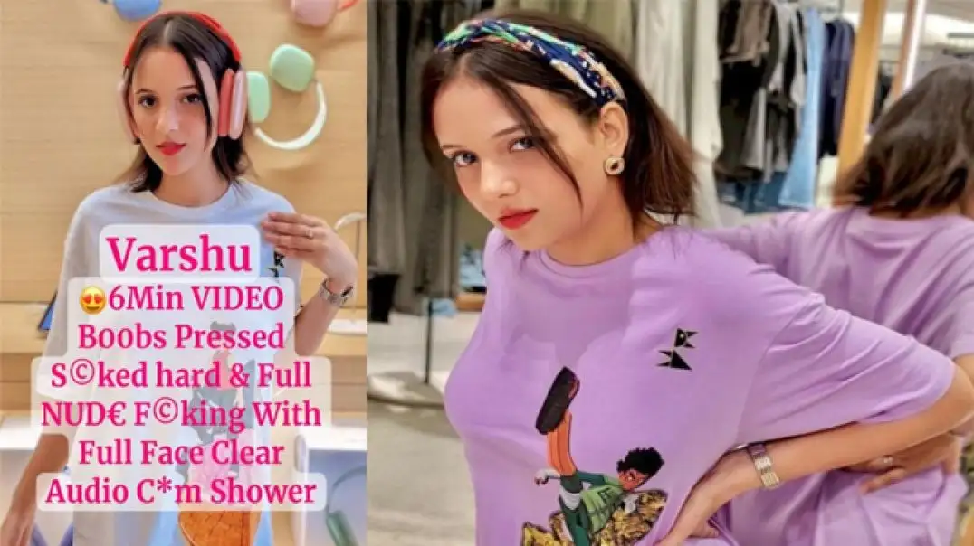 Desi influencer Varshu ki hot roleplay full face fuck and boob sucking