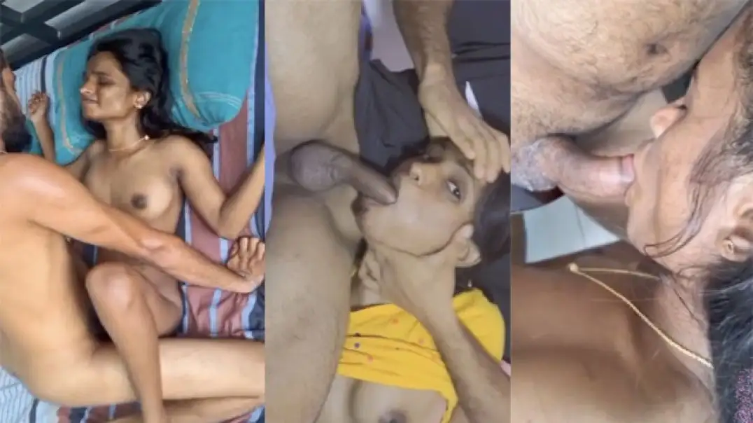 Slim Tamil Girl Ka Hot Private Session Sloppy Blowjob and Rough Sex